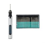 Graveur USB ergonomique avec fonctions de sécurité sur mesure pour une utilisation prolongée confortable sur les travaux manuels (argent)