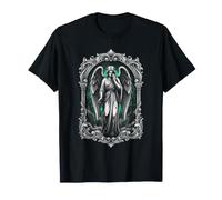 Graveyard Angel Gothic Art Sombre Occulte Crane Sorciere T-Shirt