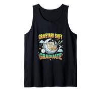 Graveyard Shift Graduate Night Hustle Life Débardeur