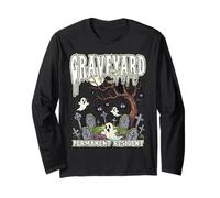 Graveyard Shift Resident Permanent Halloween fantômes d'horreur Manche Longue