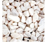 Gravier Blanc Décoratif 850g - Cailloux & Galets Blancs Naturels pour Jardin Décoration Intérieure Extérieure et Mariage