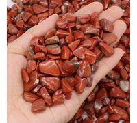 Gravier, cristaux, éclats de pierre naturelle, quartz, agate, minéraux énergétiques, spécimen de pierre roulée, décoration d'aquarium, artisanat - Jaspe rouge - 100 g