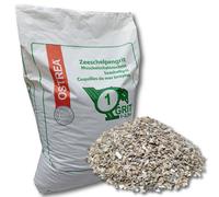 Gravier de coquilles de moule OSTREA Granulométrie 1 - 2,5 mm 25 kg Gr 1 Gravier de moule Coquille de moule Gravier