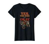 Gravier drôle de vélo de Route survivant d'accident de Route T-Shirt Graphique avec Valeur