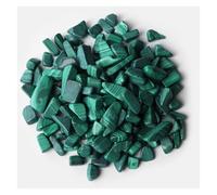 Gravier irrégulier de 5 à 9 mm, agate, quartz, minéraux, copeaux de roche for aquarium, décoration, bricolage(NO.32 Malachite,20g)
