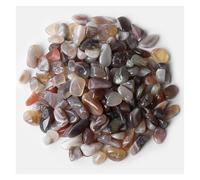 Gravier irrégulier de 5 à 9 mm, agate, quartz, minéraux, copeaux de roche for aquarium, décoration, bricolage(NO.29 Botswana Agate,100g)