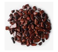 Gravier irrégulier de 5 à 9 mm, agate, quartz, minéraux, copeaux de roche for aquarium, décoration, bricolage(NO.24 Swan Jasper,100g)