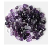 Gravier irrégulier de 5 à 9 mm, agate, quartz, minéraux, copeaux de roche for aquarium, décoration, bricolage(NO.38 Amethyst,20g)