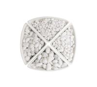 Gravier naturel décoratif pour la décoration de la maison ou du jardin,500g,gravier naturel,charbon pour succulente,bonsaï,poisson,précieux,pas de vase,plante,blanc,2023 - Type WHITE-XXL