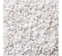 Gravier pour Jardin, Pierres Décoratives Cailloux pour Jardinière Plantations - Blanc, 460g