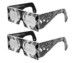 Gravitis Lunettes réfléchissantes pour éclipse solaire - ISO 12312 - Fournisseur reconnu par AAS - Filtres fabriqués aux États-Unis - Éclipse solaire totale 2026