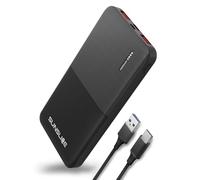 Gravity 10 Powerbank 10000mAh - Batterie Externe Charge Rapide USB-C, USB-A - Compatible avec iPhone 8/9/XR/11/12/13/14/15/16/SE, Samsung, Huawei, ASUS - Petite Batterie Portable Nomade Efficace