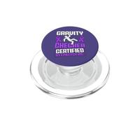 Gravity Checker certifié par Epilepsy Awareness Epileptic PopSockets PopGrip pour MagSafe