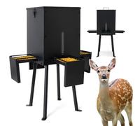 Gravity Deer Mangeoire avec 4 plateaux d'alimentation, distributeur de fourrage robuste