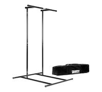 Gravity Fitness Barre de Traction Portable - Station de Dips Ajustable - Barre Freestanding pour Entraînement Calisthénie, Musculation Maison, Poids du Corps, Gymnastique & Fitness