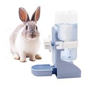 Gravity Flow Supply Bouteille d'eau à suspension pour mini animal de compagnie, lapin, cochon d'Inde, chinchilla, 500 ml, empêche les débordements