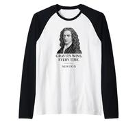 Gravity gagne Toujours Isaac Newton Manche Raglan
