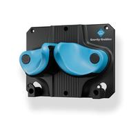 Gravity Grabber Support Mural pour Ski et Snowboard - pour Tout Type de Ski ou Snowboard - Protège Rocker et Extrémités - sans Risques - 1x - Cyan