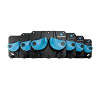 Gravity Grabber Support Mural pour Ski et Snowboard - Pour Tout Type de Ski ou Snowboard - Protège Rocker et Extrémités - Sans Risques - 6x - Cyan