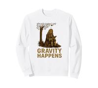 Gravity Happens - Isaac Newton Science Humour Sweatshirt