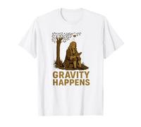 Gravity Happens - Isaac Newton Science Humour T-Shirt