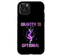 Gravity is Optional Fly Aerial Hoop Aerial Hoop Soie Lyra Circus Coque pour iPhone 11 Pro