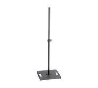 Gravity LS 331 B - Noir - Pied d¿enceinte et éclairage - Base acier carrée - Insert M10 - Barre 35 mm - Stabilité élevée