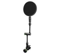 Gravity MA POP 1 - Noir - Filtre anti-pop pour micro - fixation sur pied - col de cygne flexible - noir