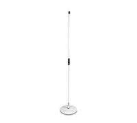 Gravity Stands - Pied micro droit MS 23 W à base ronde - Blanc