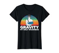 Gravity My Only Weakness Broken Hand Blessure Reéducation T-Shirt Graphique avec Valeur, Femme, Noir, XL