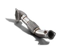 Gravity Performance Coude d'échappement turbo de 6,3 cm compatible avec Mitsubishi Lancer Evo 10 | X | 2007-2016 | Mise à niveau d'échappement haute performance en acier inoxydable