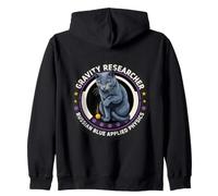 Gravity Researcher Russe Bleu Physique Appliquée Chat Sweat à Capuche