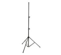 Gravity SP 5522 B - Noir - Pied d¿enceinte et éclairage - Trépied robuste - Tubes en acier - Deux rallonges