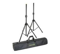 Gravity SS 5211 B Set 1 - Pack de pieds d¿enceinte avec housse - Aluminium - Finition peinture thermolaquée - Couleur noire