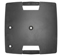 Gravity TWB 431 B - Base pour pied/mât M20 - Forme carrée - Acier - Revêtement poudre - Charge 25 kg