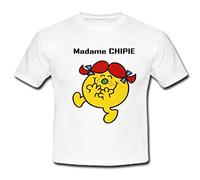 GRAVOPHOTO Tshirt personnalisé Madame CHIPIE Taille au Choix