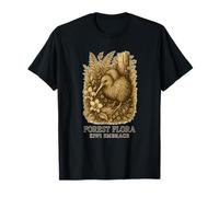 Gravure botanique Forest Flora Kiwi Embrace T-Shirt