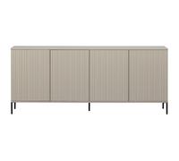 GRAVURE - Buffet en bois de pin gris L200 Gris