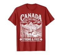 Gravure « Canada The True North » T-Shirt