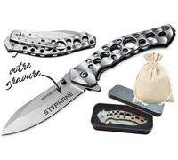 Gravure Events - Couteau personnalisé - Cadeau pour homme - Lame personnalisable avec le prénom gravé. Cadeau pour Anniversaire, Fête des pères, noël, (Magnum)