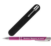 Gravure Events Stylo Cadeau pour la Maîtresse de votre enfant (avec Pochette Velours) - institutrice, professeur des écoles primaire ou maternelle (Meilleure Maîtresse du Monde)