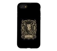 Gravure Graphique Vintage Taureau Coque pour iPhone SE (2020) / 7/8