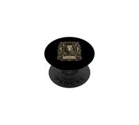 Gravure Graphique Vintage Taureau PopSockets PopGrip Adhésif