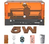 Gravure Laser 5,5W Desktop pour DIY et Débutants, L2 Flex Graveur Laser, 0,05 mm Haute Précision, 150 × 200 mm Zone de Travail, Bois, Métal, Acrylique et Verre, Boîtier Fermé, Classe 1