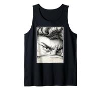 Gravure Lucifer The Fallen Angel Blackwork Débardeur