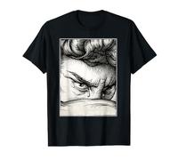 Gravure Lucifer The Fallen Angel Blackwork T-Shirt Graphique avec Valeur