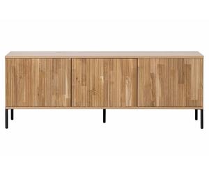 GRAVURE - Meuble TV en bois de chêne naturel L150 Marron