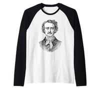 Gravure Portrait Edgar Allan Poe Manche Raglan
