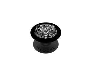 Gravure sur Bois du lac de Garde Italie PopSockets PopGrip Adhésif