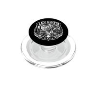 Gravure sur Bois du lac de Garde Italie PopSockets PopGrip pour MagSafe